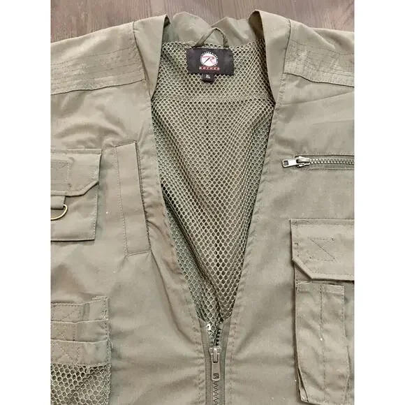 Rothco Tactical Vest Thick Heavy Duty Brown Tan shooting Combat Tested Size XL - Picture 6 of 15